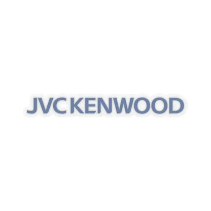 JVC Kenwood Corp. (Logo) STICKER Vinyl Kiss-Cut Decal 3 Inch Transparent - The Sticker Space