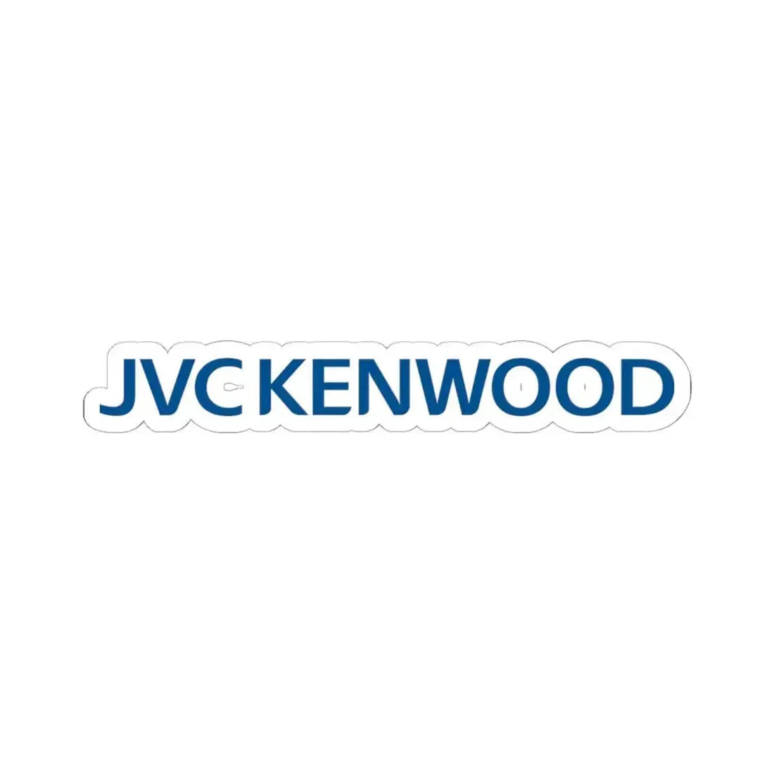 JVC Kenwood Corp. (Logo) STICKER Vinyl Kiss-Cut Decal 6 Inch White - The Sticker Space