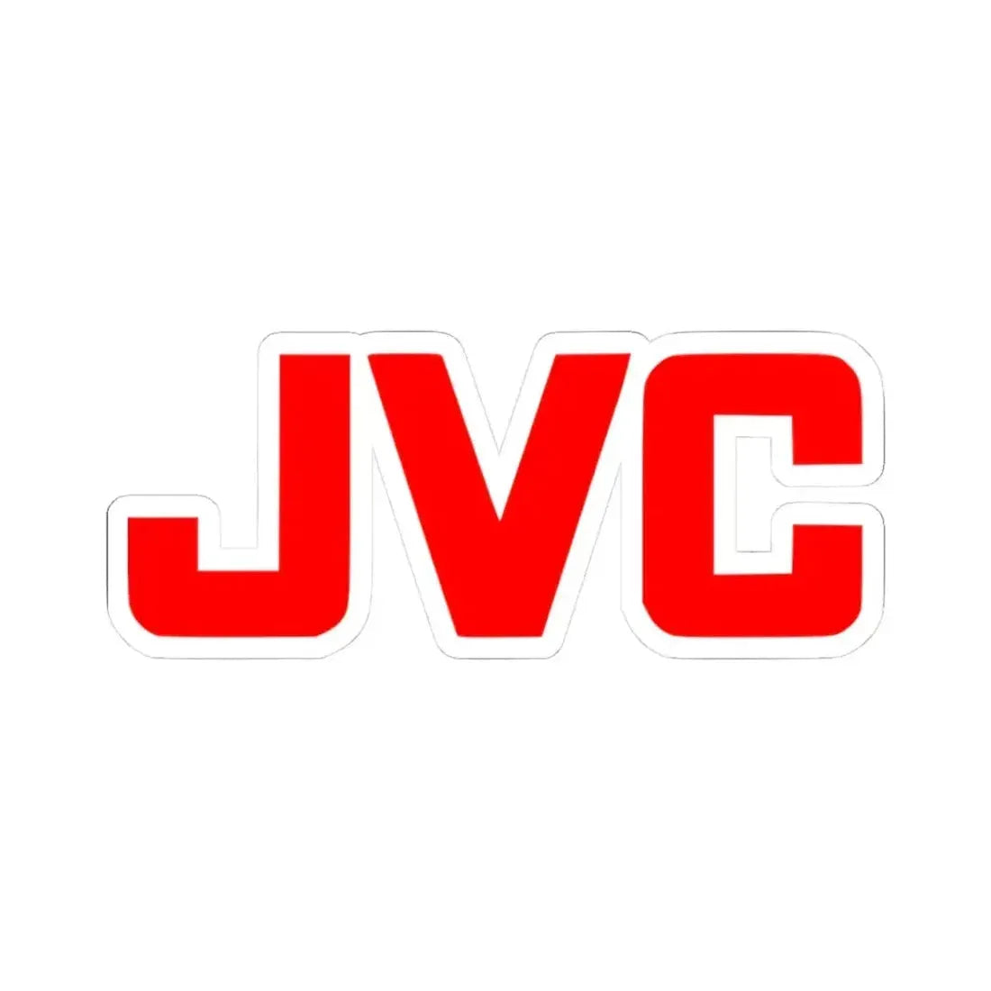 JVC Victor Company of Japan Ltd. (Logo) STICKER Vinyl Kiss-Cut Decal 3 Inch White - The Sticker Space