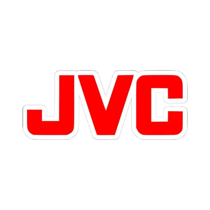 JVC Victor Company of Japan Ltd. (Logo) STICKER Vinyl Kiss-Cut Decal 4 Inch White - The Sticker Space