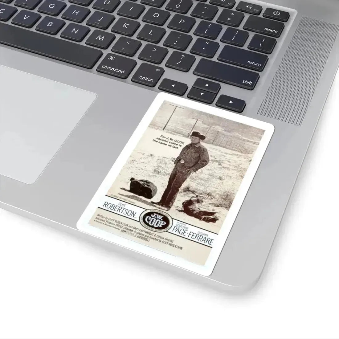 JW Coop 1972 Movie Poster - STICKER Vinyl Kiss-Cut Decal - The Sticker Space