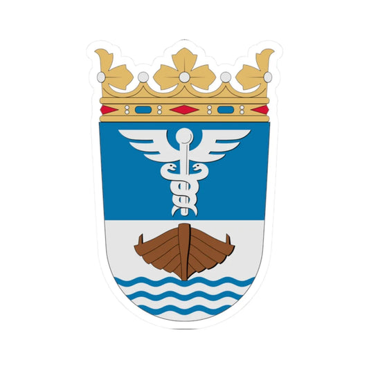 Jyväskylä.vaakuna (Finland) (Coat of Arms) STICKER Vinyl Kiss-Cut Decal 2 Inch White - The Sticker Space