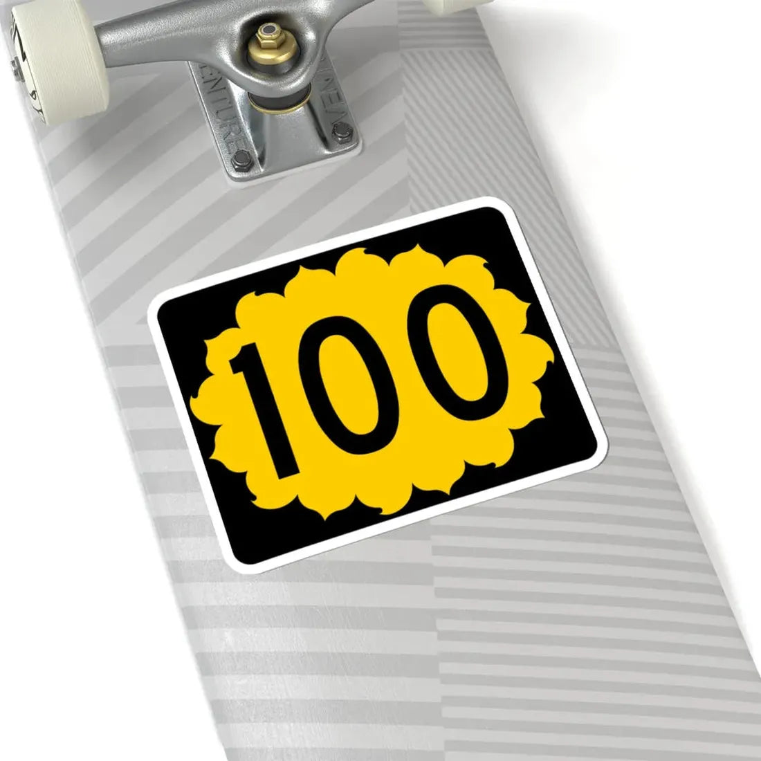 K-100 (Kansas) (Road Sign) STICKER Vinyl Kiss-Cut Decal - The Sticker Space