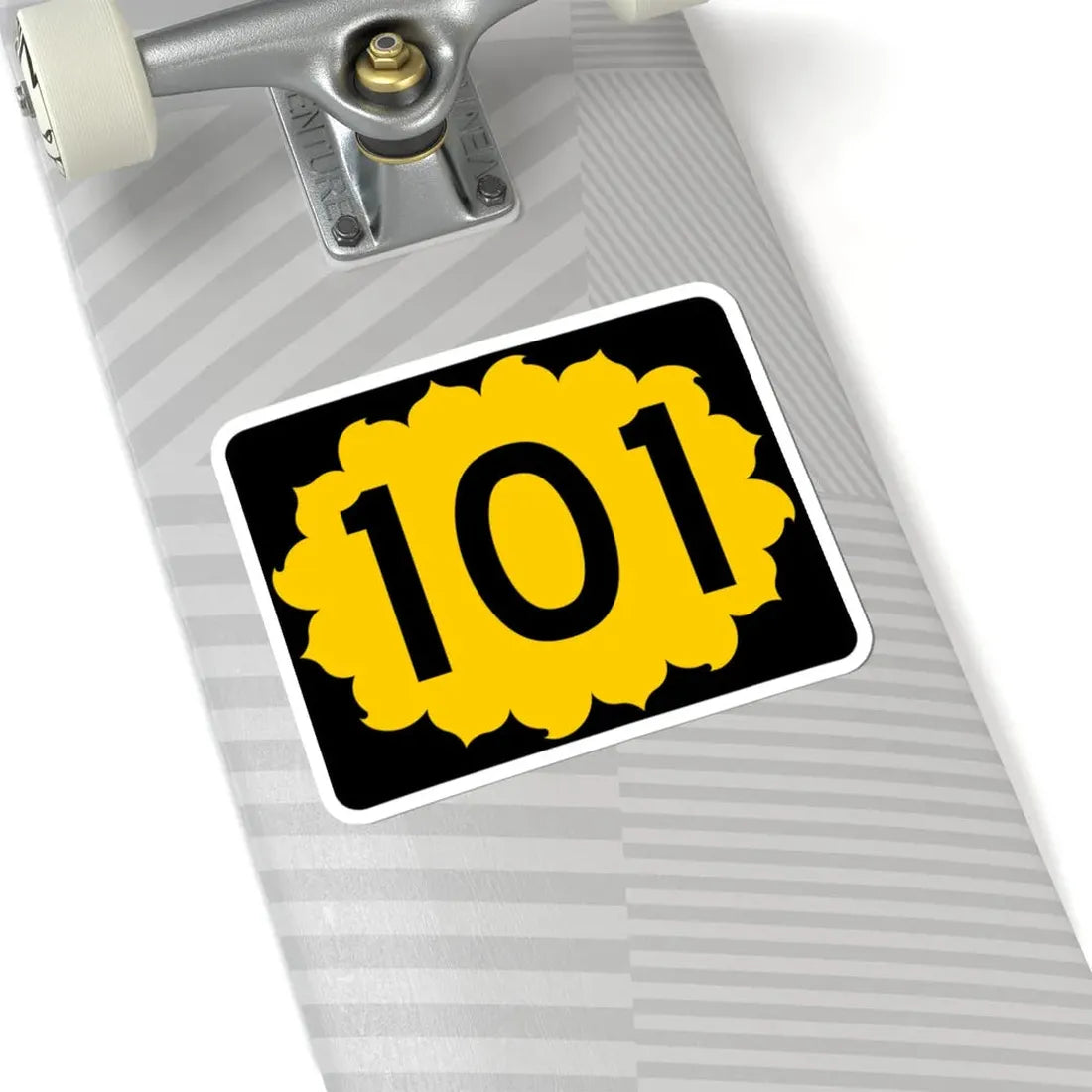 K-101 (Kansas) (Road Sign) STICKER Vinyl Kiss-Cut Decal - The Sticker Space