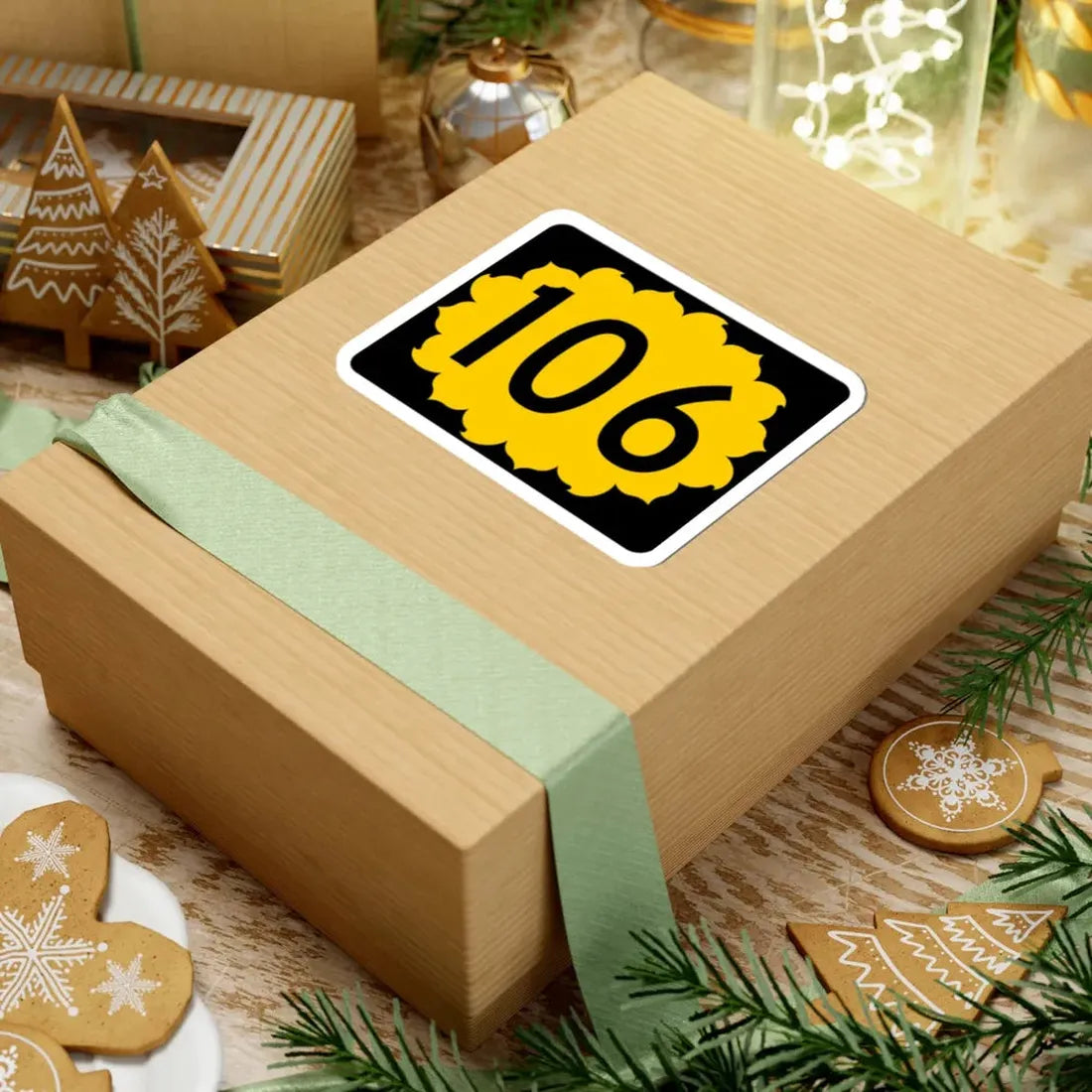 K-106 (Kansas) (Road Sign) STICKER Vinyl Kiss-Cut Decal - The Sticker Space