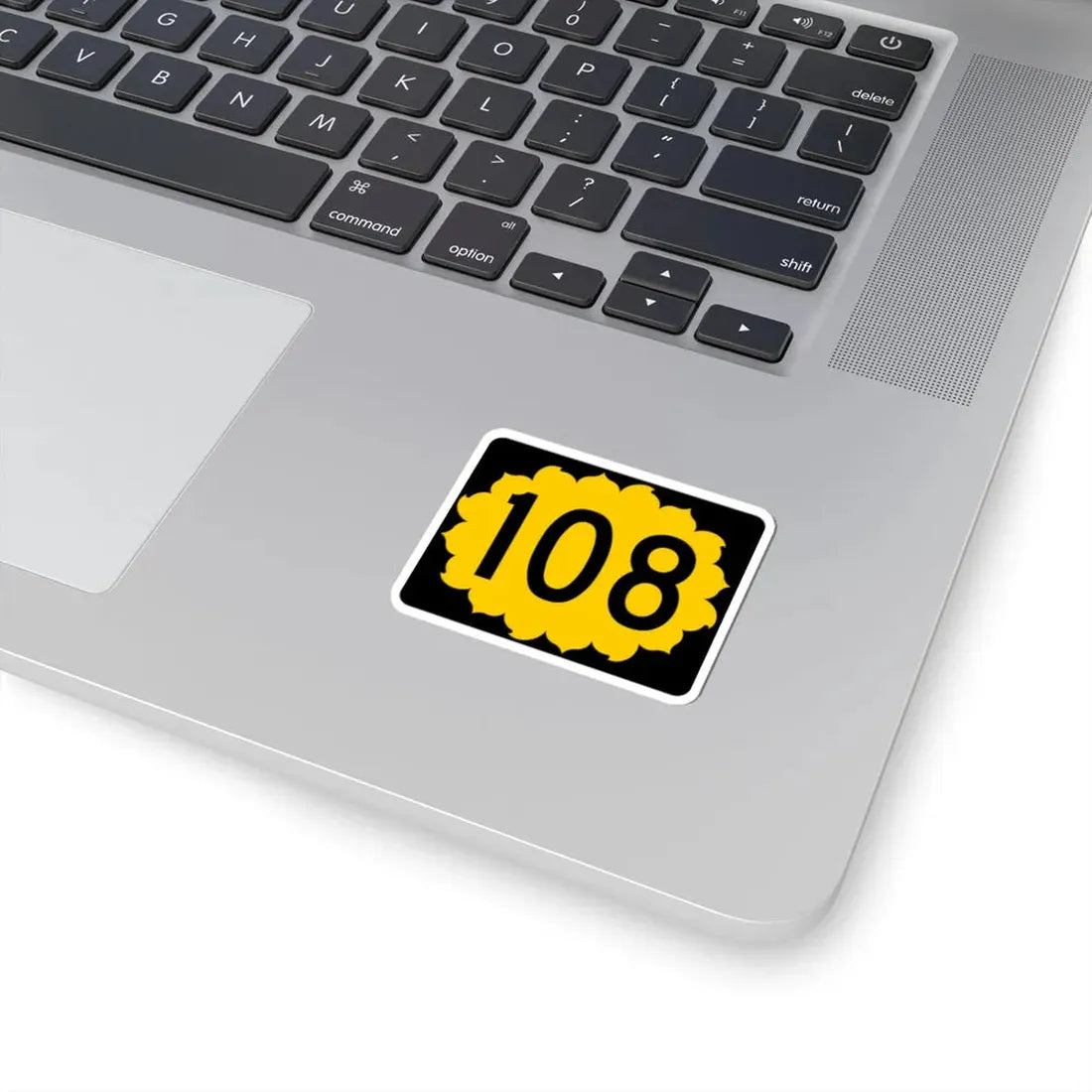 K-108 (Kansas) (Road Sign) STICKER Vinyl Kiss-Cut Decal - The Sticker Space