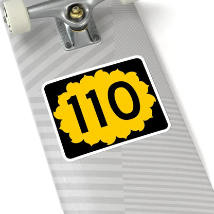 K-110 (Kansas) (Road Sign) STICKER Vinyl Kiss-Cut Decal - The Sticker Space