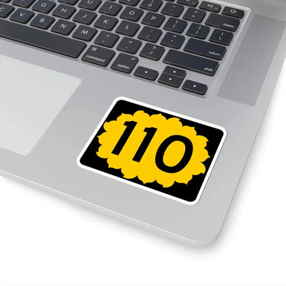K-110 (Kansas) (Road Sign) STICKER Vinyl Kiss-Cut Decal - The Sticker Space