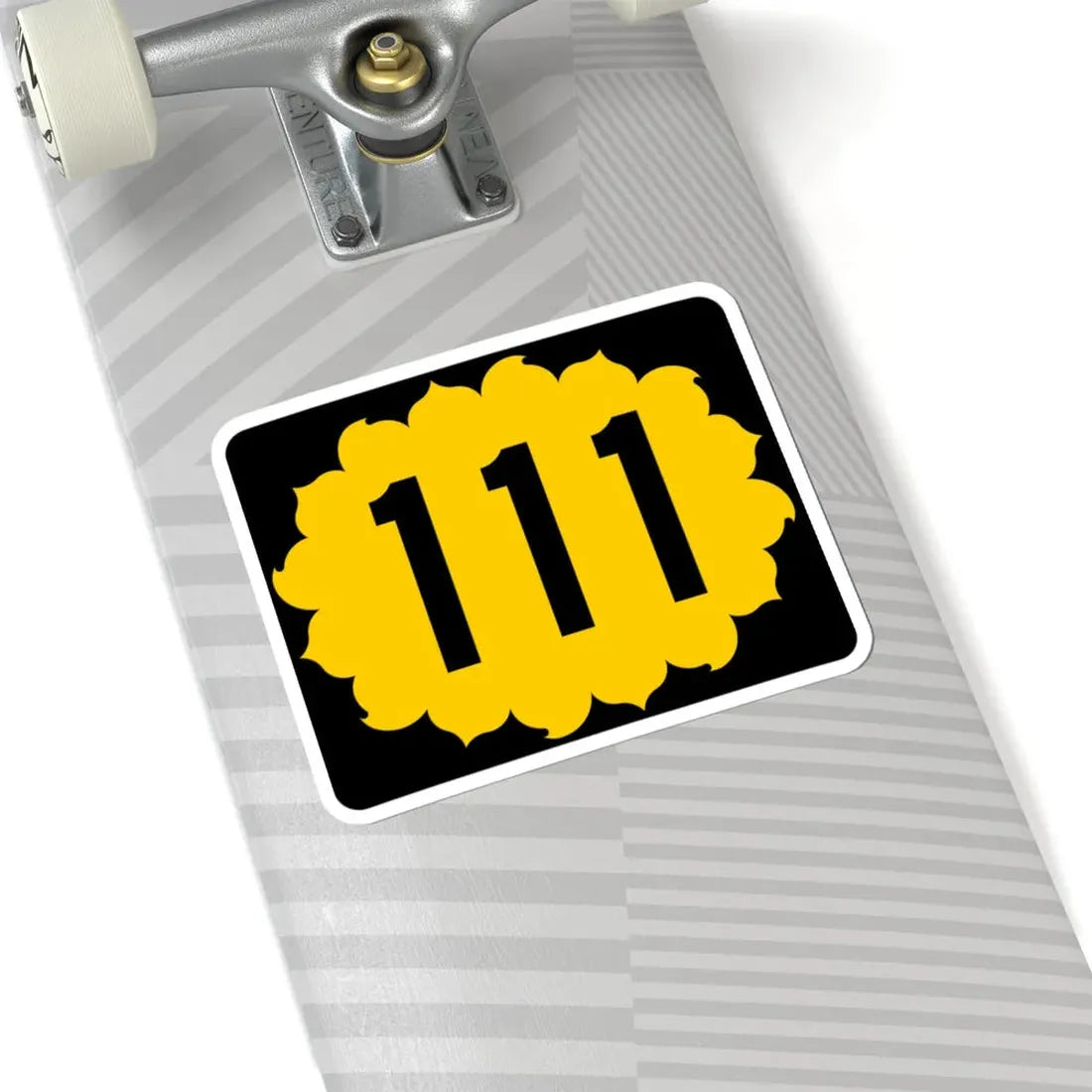 K-111 (Kansas) (Road Sign) STICKER Vinyl Kiss-Cut Decal - The Sticker Space