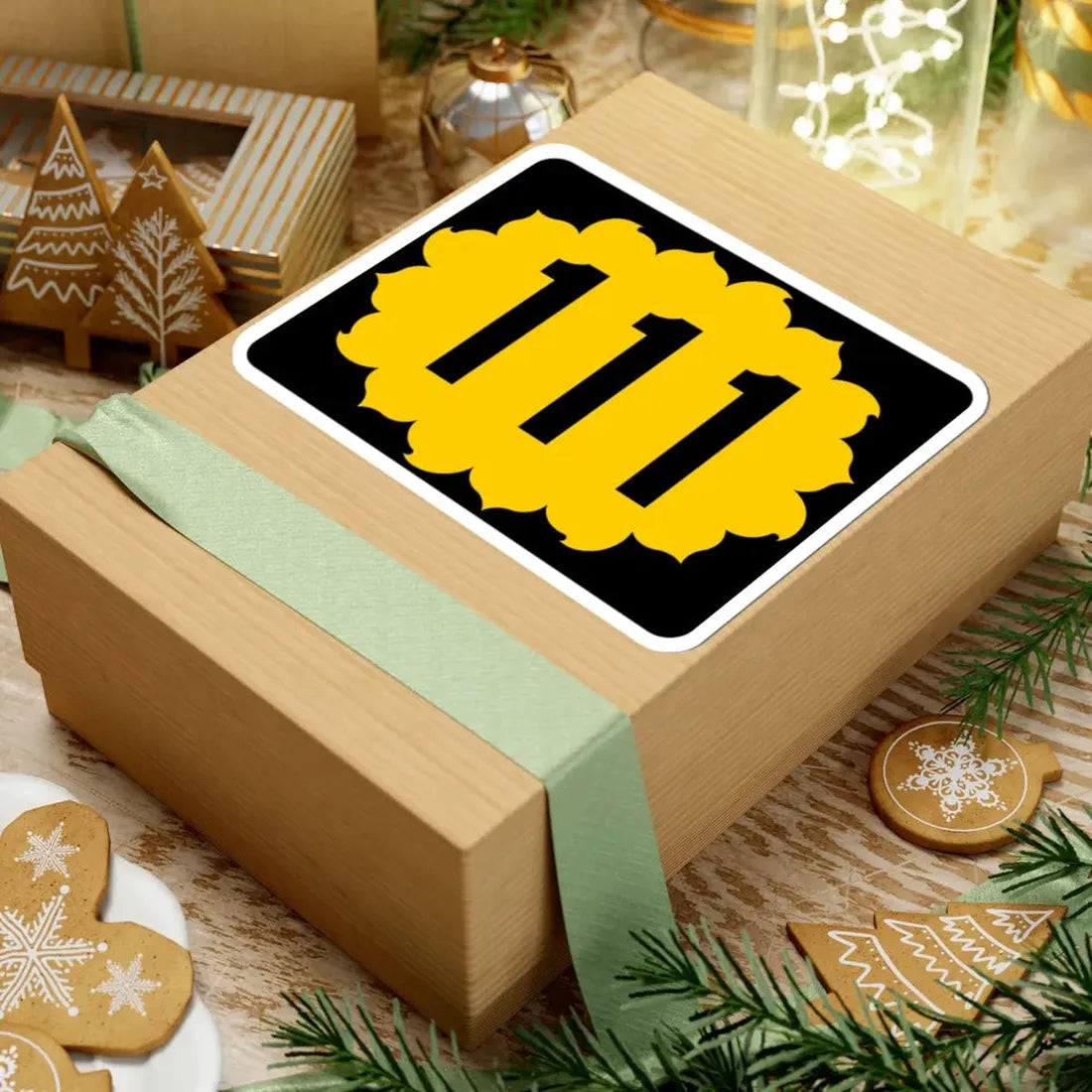 K-111 (Kansas) (Road Sign) STICKER Vinyl Kiss-Cut Decal - The Sticker Space