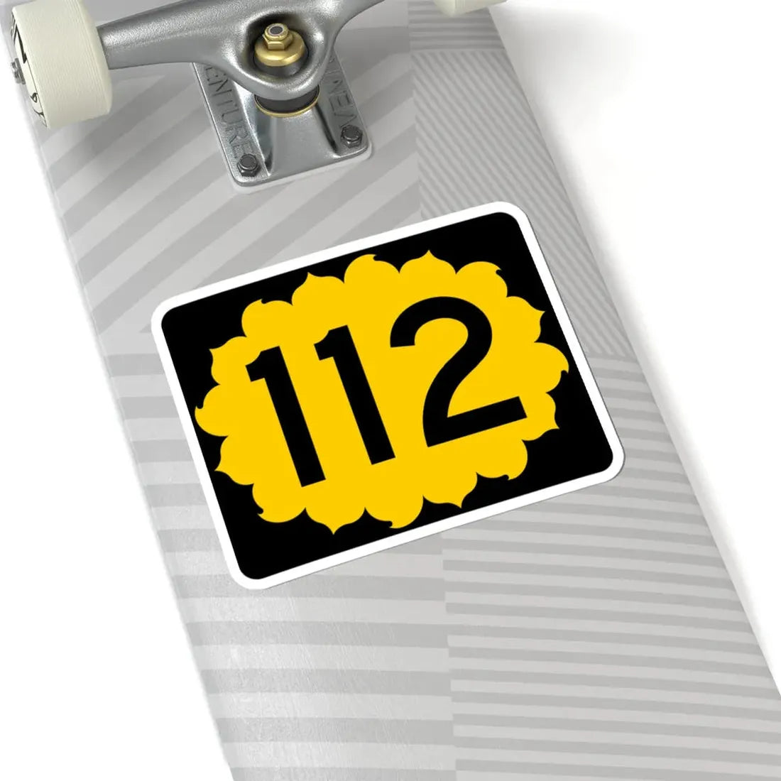 K-112 (Kansas) (Road Sign) STICKER Vinyl Kiss-Cut Decal - The Sticker Space