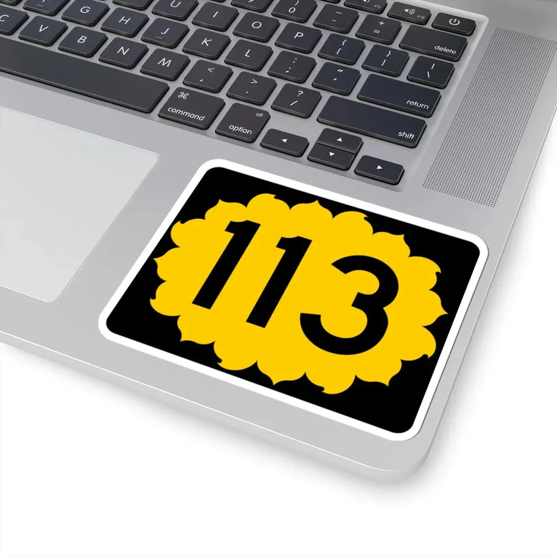 K-113 (Kansas) (Road Sign) STICKER Vinyl Kiss-Cut Decal - The Sticker Space