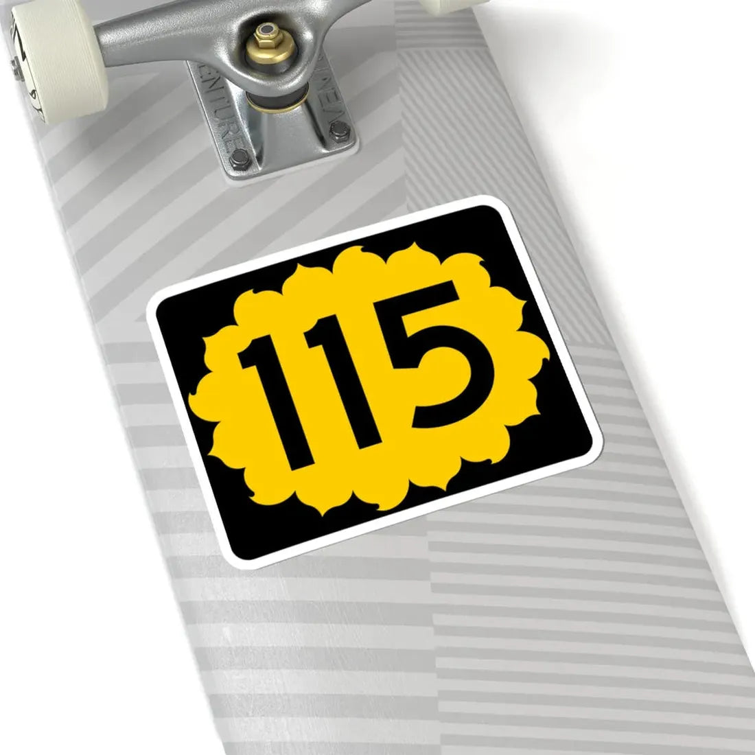 K-115 (Kansas) (Road Sign) STICKER Vinyl Kiss-Cut Decal - The Sticker Space