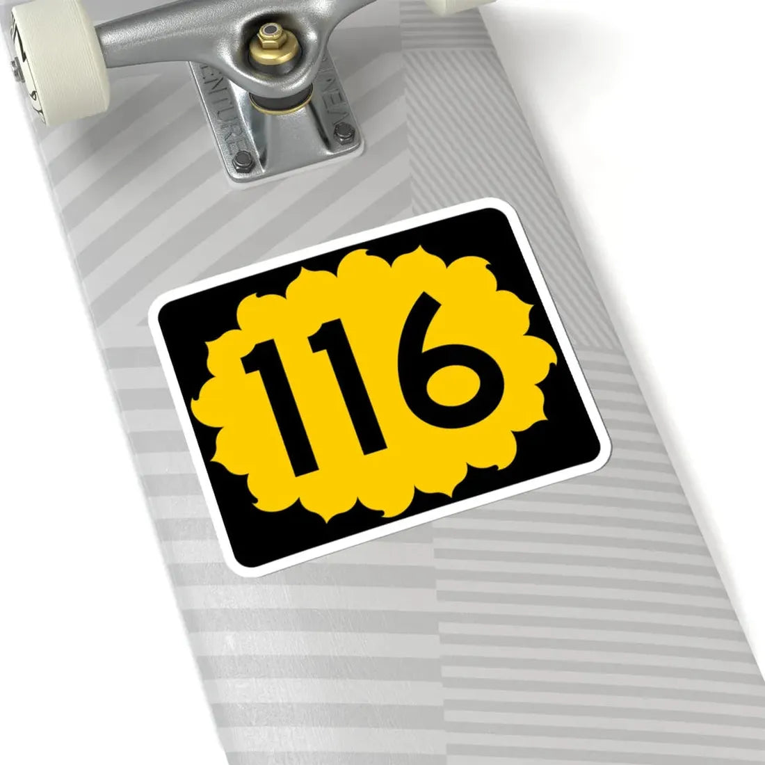 K-116 (Kansas) (Road Sign) STICKER Vinyl Kiss-Cut Decal - The Sticker Space