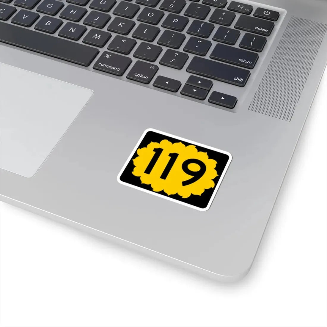 K-119 (Kansas) (Road Sign) STICKER Vinyl Kiss-Cut Decal - The Sticker Space