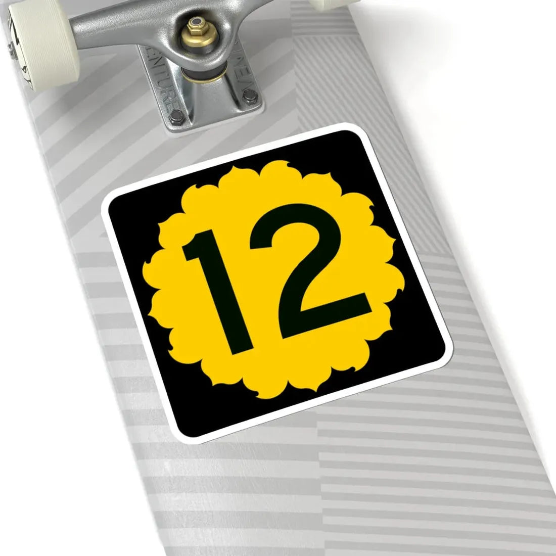 K-12 (Kansas) (Road Sign) STICKER Vinyl Kiss-Cut Decal - The Sticker Space