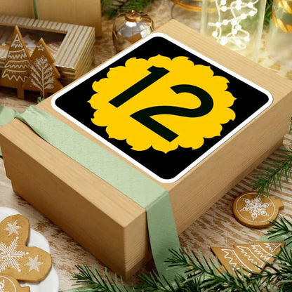 K-12 (Kansas) (Road Sign) STICKER Vinyl Kiss-Cut Decal - The Sticker Space