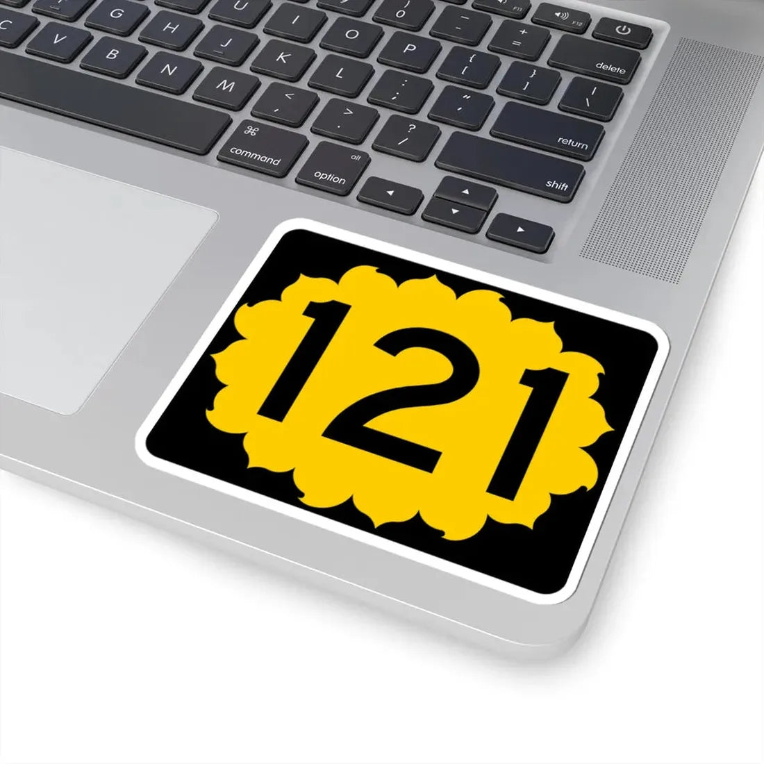 K-121 (Kansas) (Road Sign) STICKER Vinyl Kiss-Cut Decal - The Sticker Space