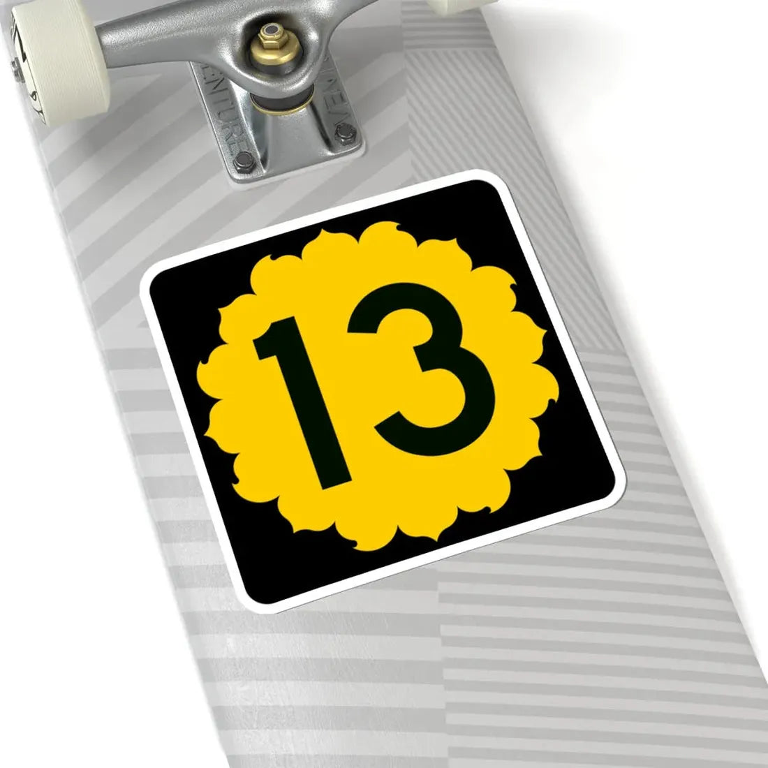 K-13 (Kansas) (Road Sign) STICKER Vinyl Kiss-Cut Decal - The Sticker Space
