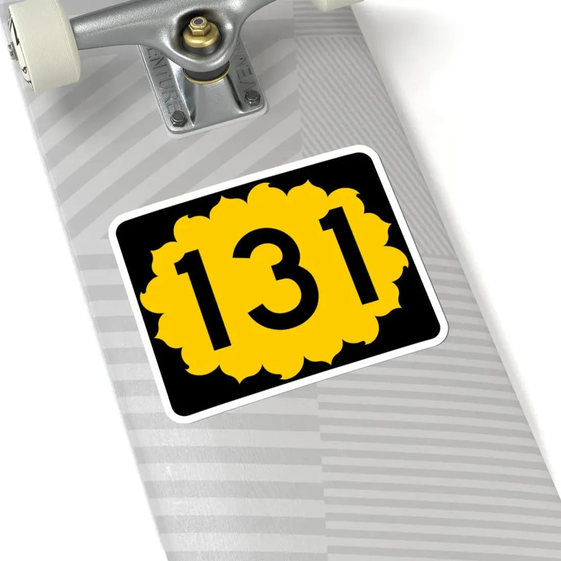 K-131 (Kansas) (Road Sign) STICKER Vinyl Kiss-Cut Decal - The Sticker Space