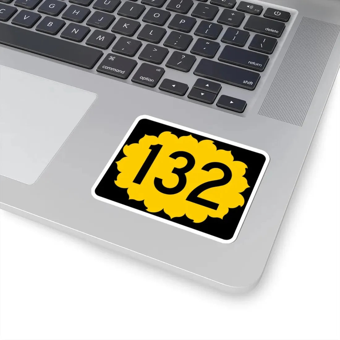 K-132 (Kansas) (Road Sign) STICKER Vinyl Kiss-Cut Decal - The Sticker Space
