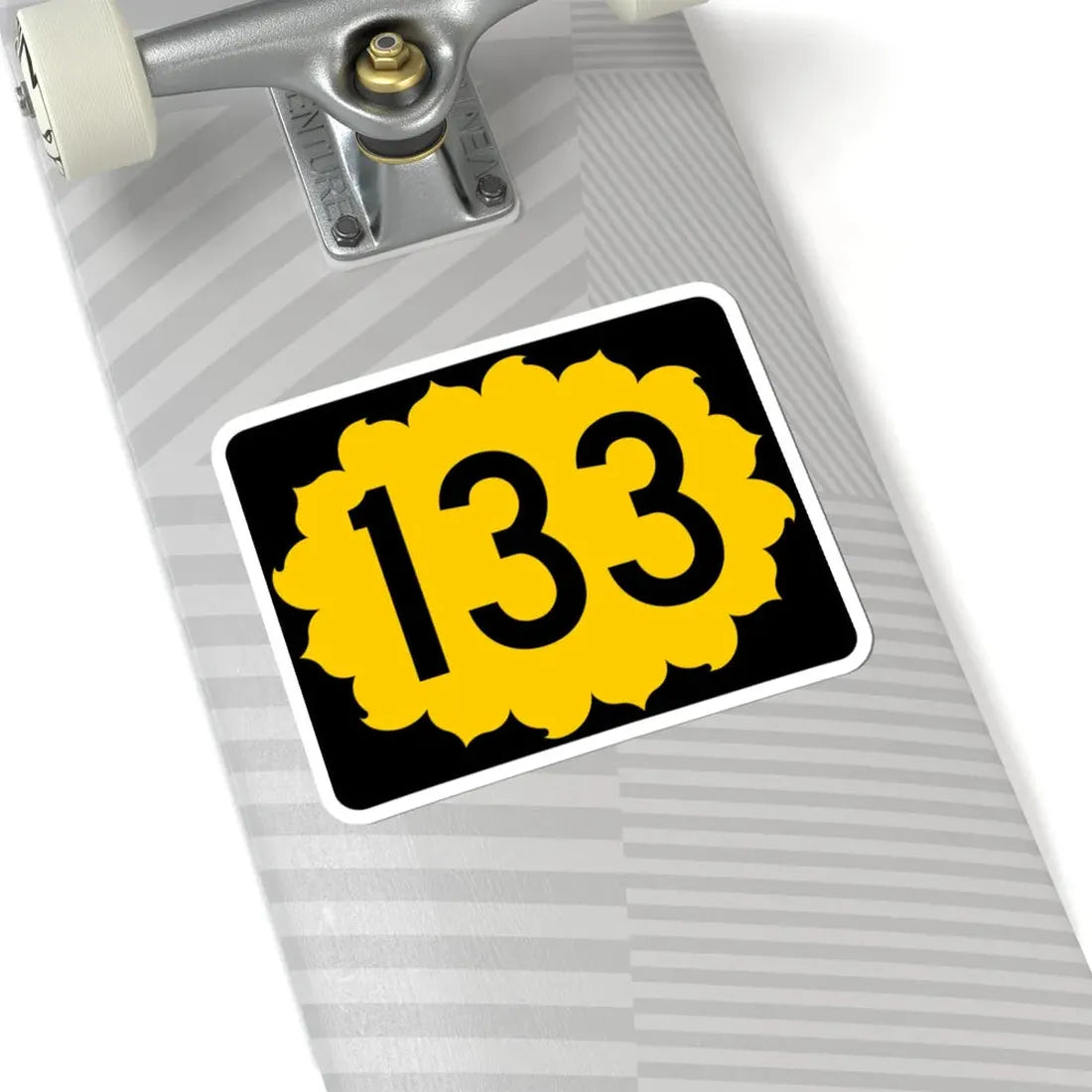 K-133 (Kansas) (Road Sign) STICKER Vinyl Kiss-Cut Decal - The Sticker Space