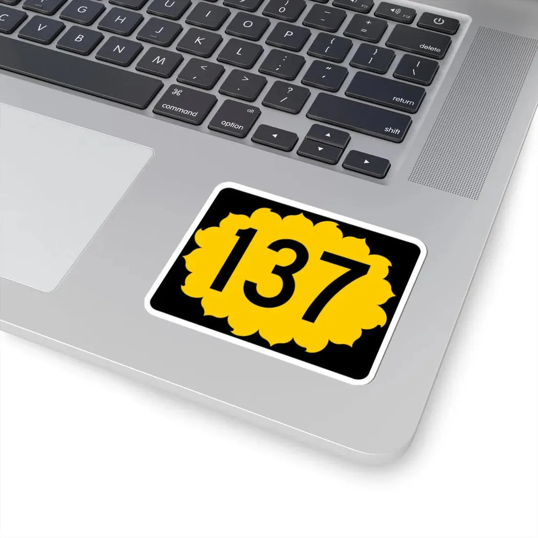 K-137 (Kansas) (Road Sign) STICKER Vinyl Kiss-Cut Decal - The Sticker Space