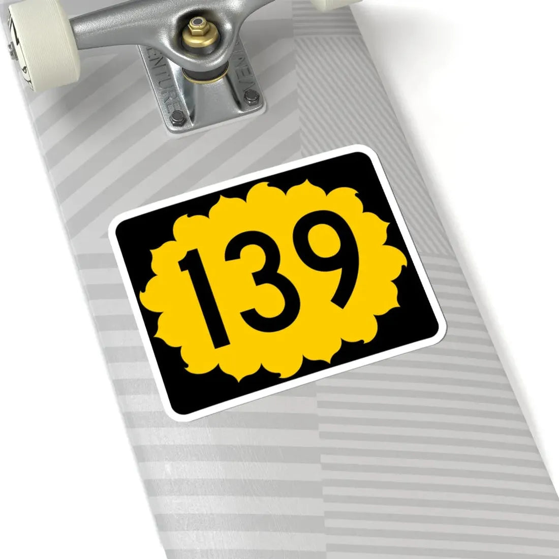 K-139 (Kansas) (Road Sign) STICKER Vinyl Kiss-Cut Decal - The Sticker Space