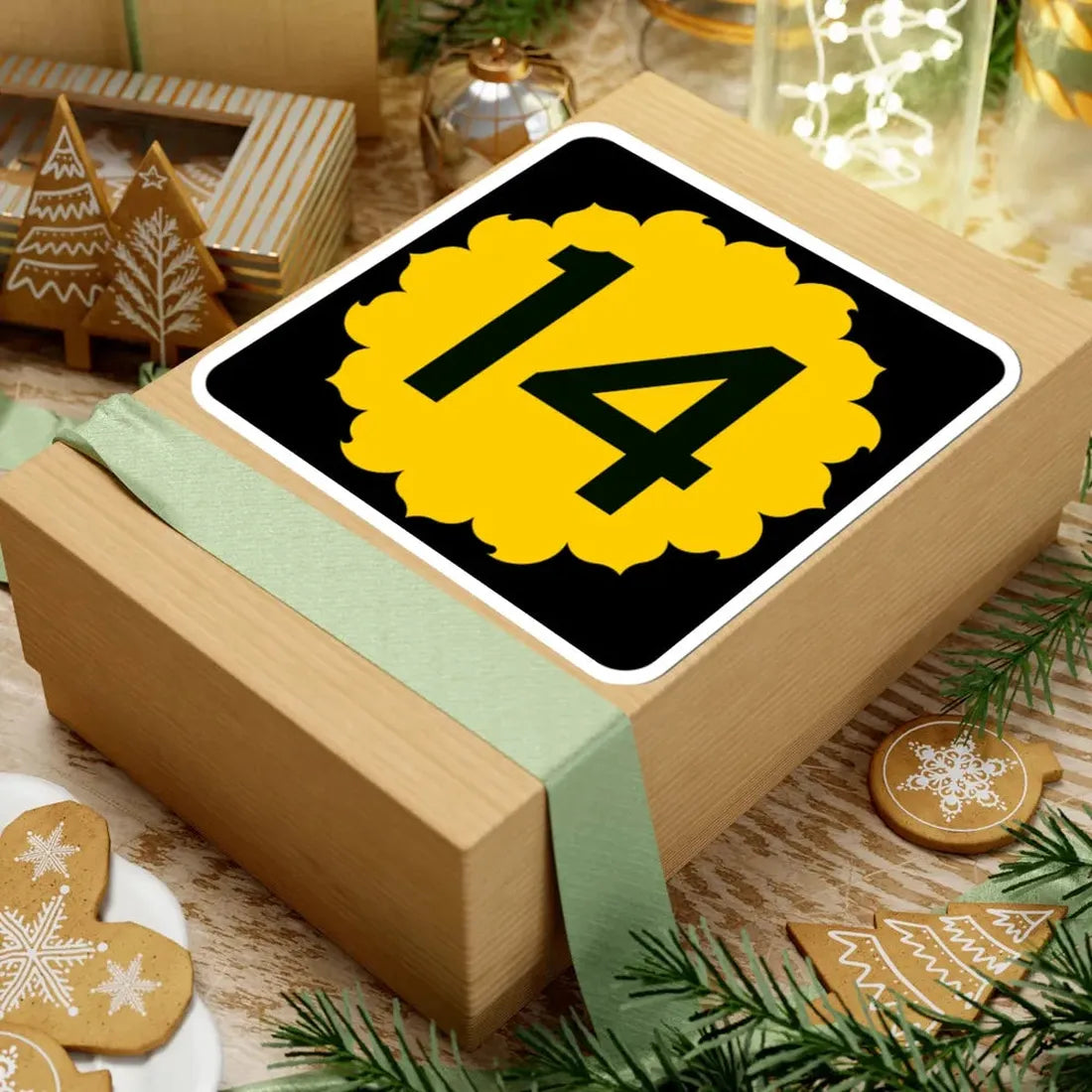 K-14 (Kansas) (Road Sign) STICKER Vinyl Kiss-Cut Decal - The Sticker Space