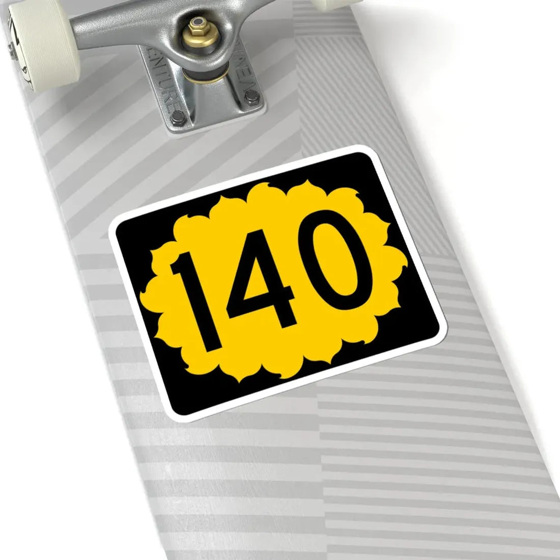 K-140 (Kansas) (Road Sign) STICKER Vinyl Kiss-Cut Decal - The Sticker Space