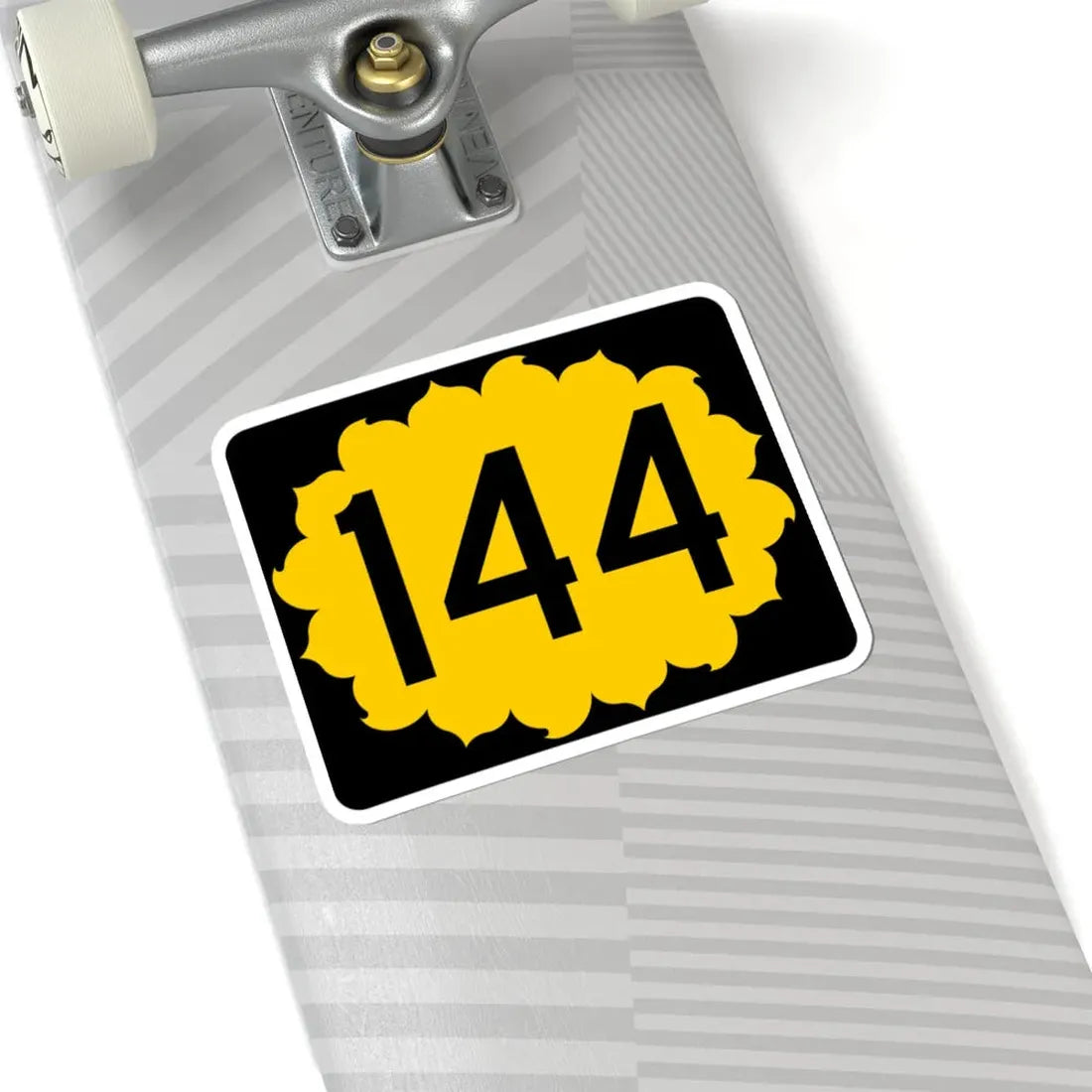 K-144 (Kansas) (Road Sign) STICKER Vinyl Kiss-Cut Decal - The Sticker Space