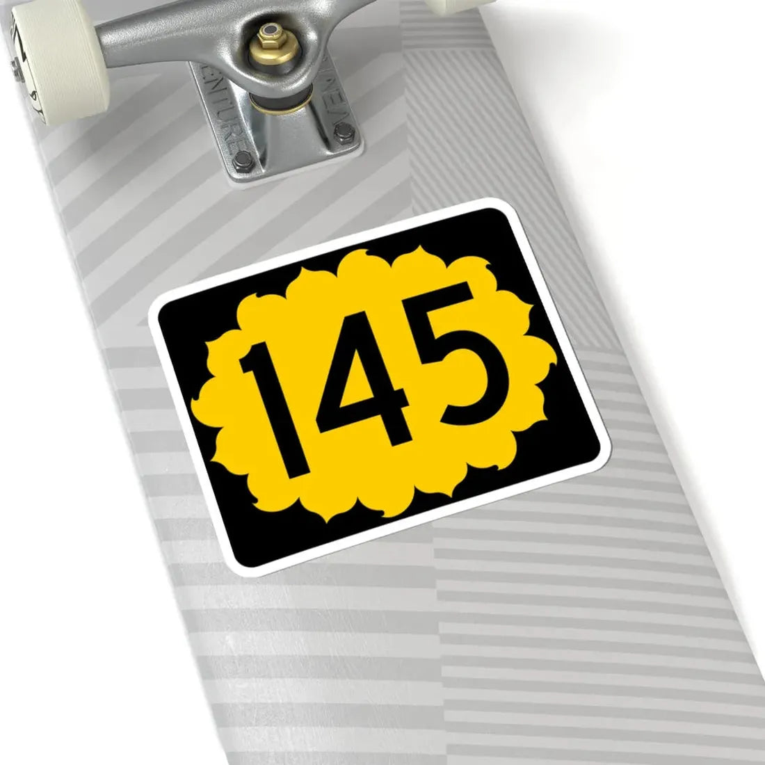 K-145 (Kansas) (Road Sign) STICKER Vinyl Kiss-Cut Decal - The Sticker Space