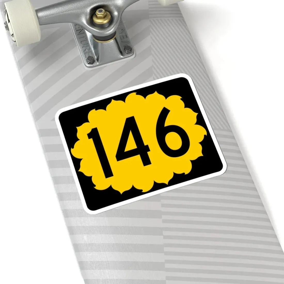 K-146 (Kansas) (Road Sign) STICKER Vinyl Kiss-Cut Decal - The Sticker Space