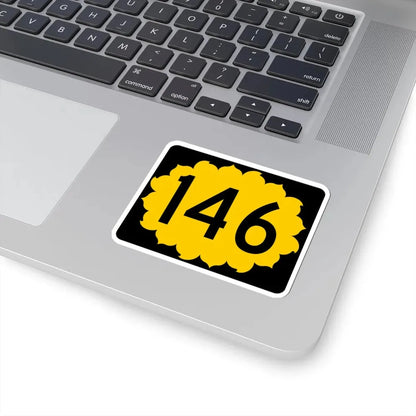 K-146 (Kansas) (Road Sign) STICKER Vinyl Kiss-Cut Decal - The Sticker Space