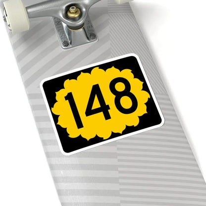 K-148 (Kansas) (Road Sign) STICKER Vinyl Kiss-Cut Decal - The Sticker Space