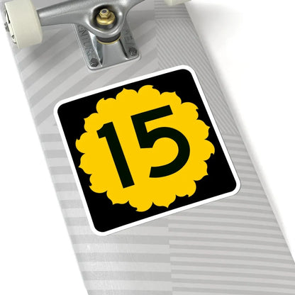 K-15 (Kansas) (Road Sign) STICKER Vinyl Kiss-Cut Decal - The Sticker Space