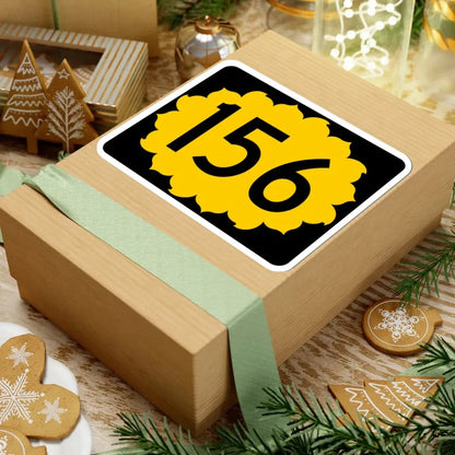 K-156 (Kansas) (Road Sign) STICKER Vinyl Kiss-Cut Decal - The Sticker Space