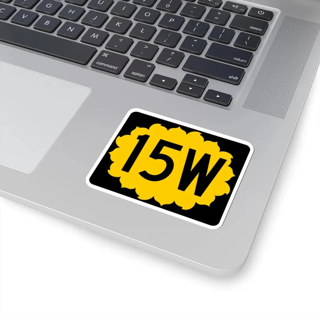 K-15W (Kansas) (Road Sign) STICKER Vinyl Kiss-Cut Decal - The Sticker Space
