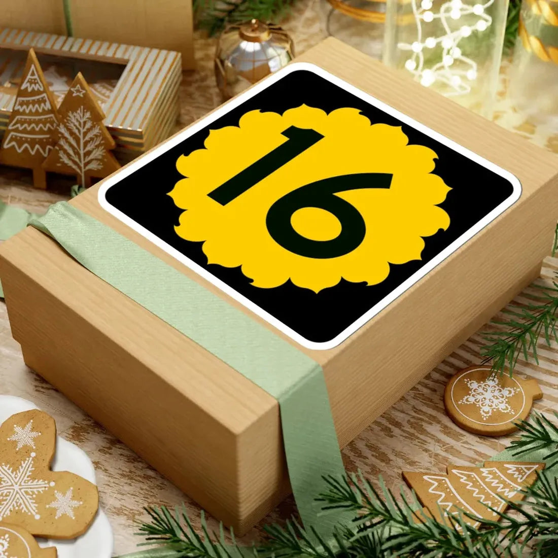 K-16 (Kansas) (Road Sign) STICKER Vinyl Kiss-Cut Decal - The Sticker Space