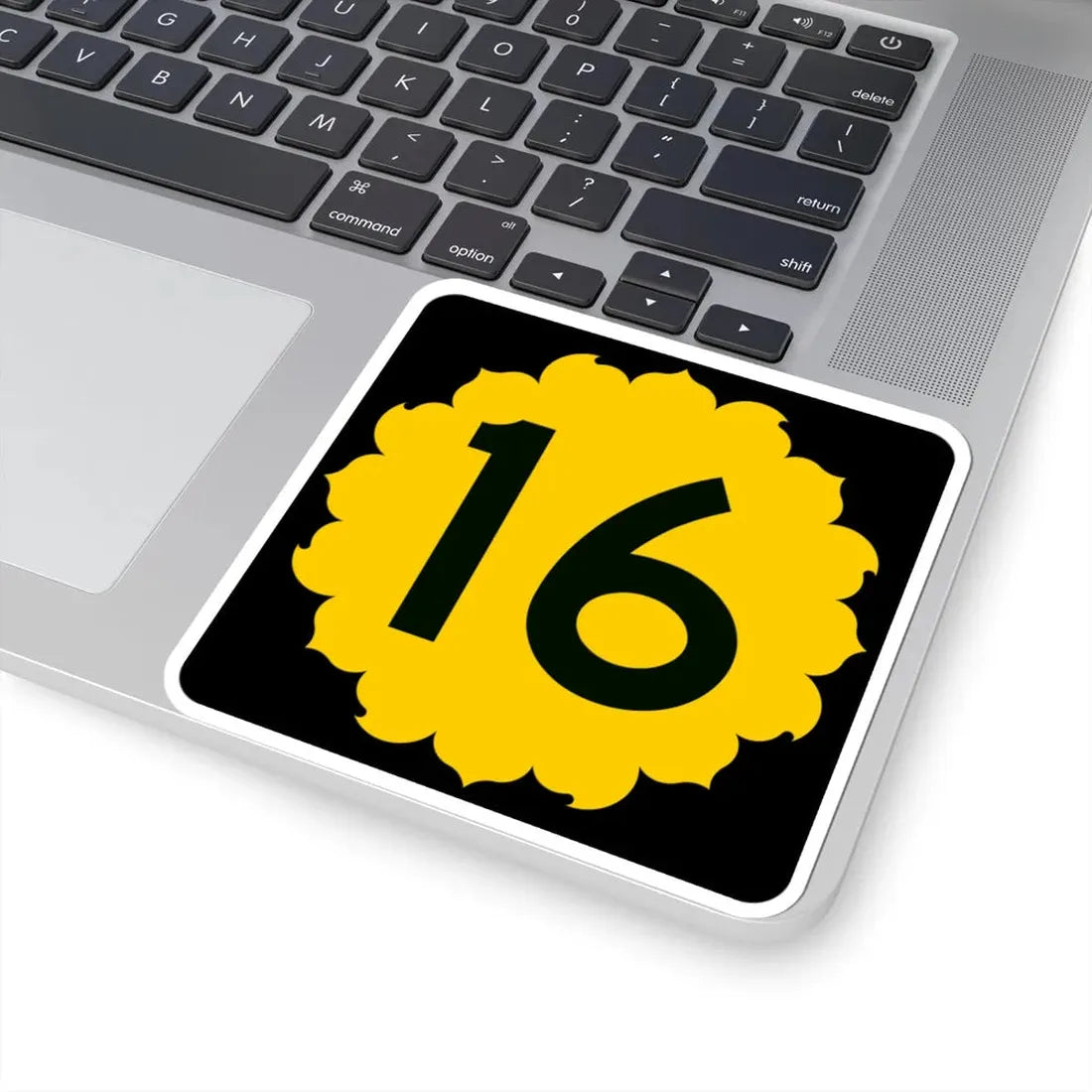 K-16 (Kansas) (Road Sign) STICKER Vinyl Kiss-Cut Decal - The Sticker Space