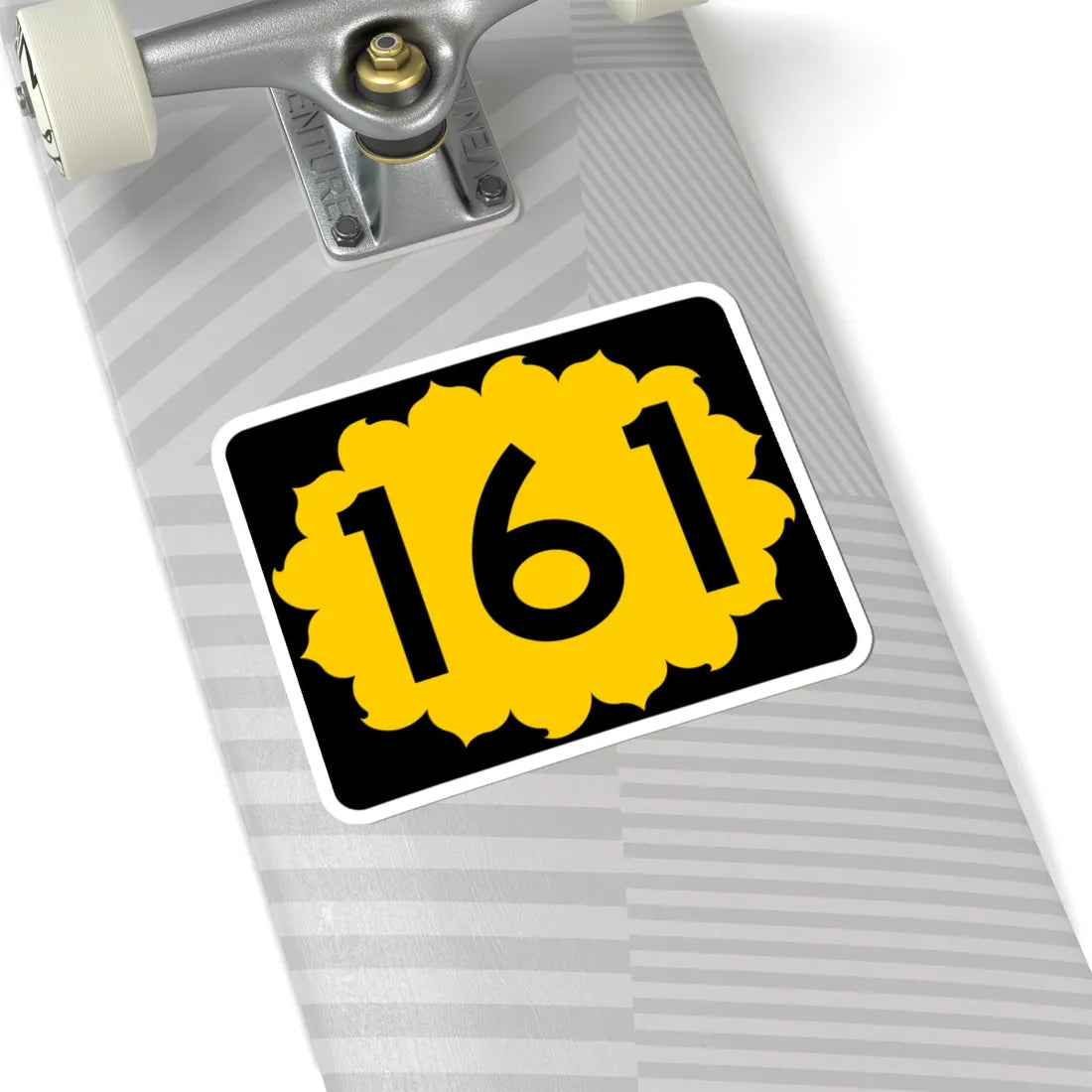 K-161 (Kansas) (Road Sign) STICKER Vinyl Kiss-Cut Decal - The Sticker Space