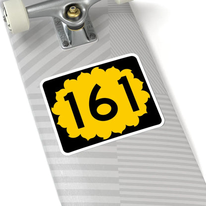 K-161 (Kansas) (Road Sign) STICKER Vinyl Kiss-Cut Decal - The Sticker Space