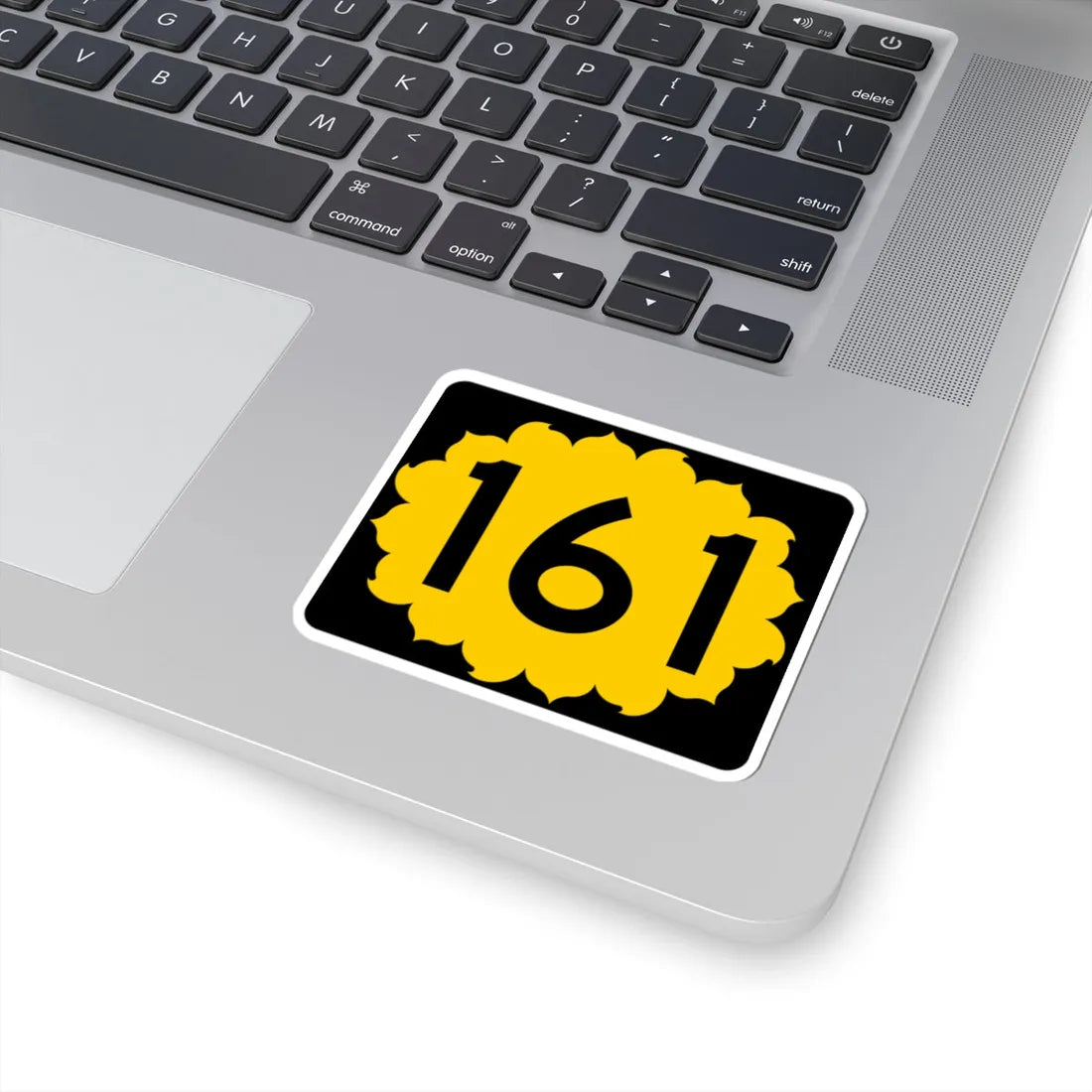 K-161 (Kansas) (Road Sign) STICKER Vinyl Kiss-Cut Decal - The Sticker Space