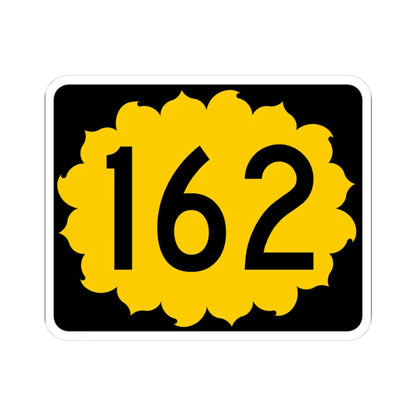 K-162 (Kansas) (Road Sign) STICKER Vinyl Kiss-Cut Decal 3 Inch White - The Sticker Space