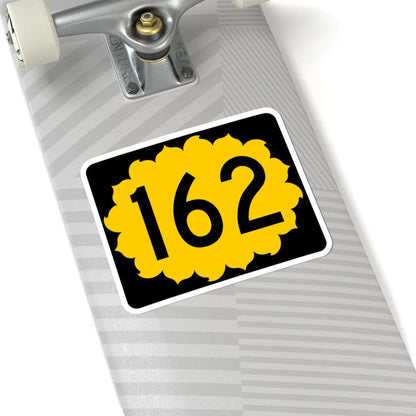K-162 (Kansas) (Road Sign) STICKER Vinyl Kiss-Cut Decal - The Sticker Space