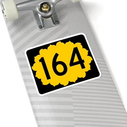 K-164 (Kansas) (Road Sign) STICKER Vinyl Kiss-Cut Decal - The Sticker Space