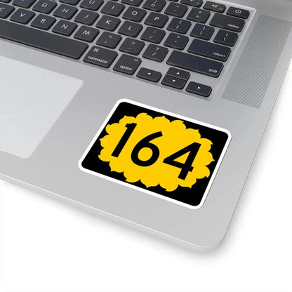 K-164 (Kansas) (Road Sign) STICKER Vinyl Kiss-Cut Decal - The Sticker Space
