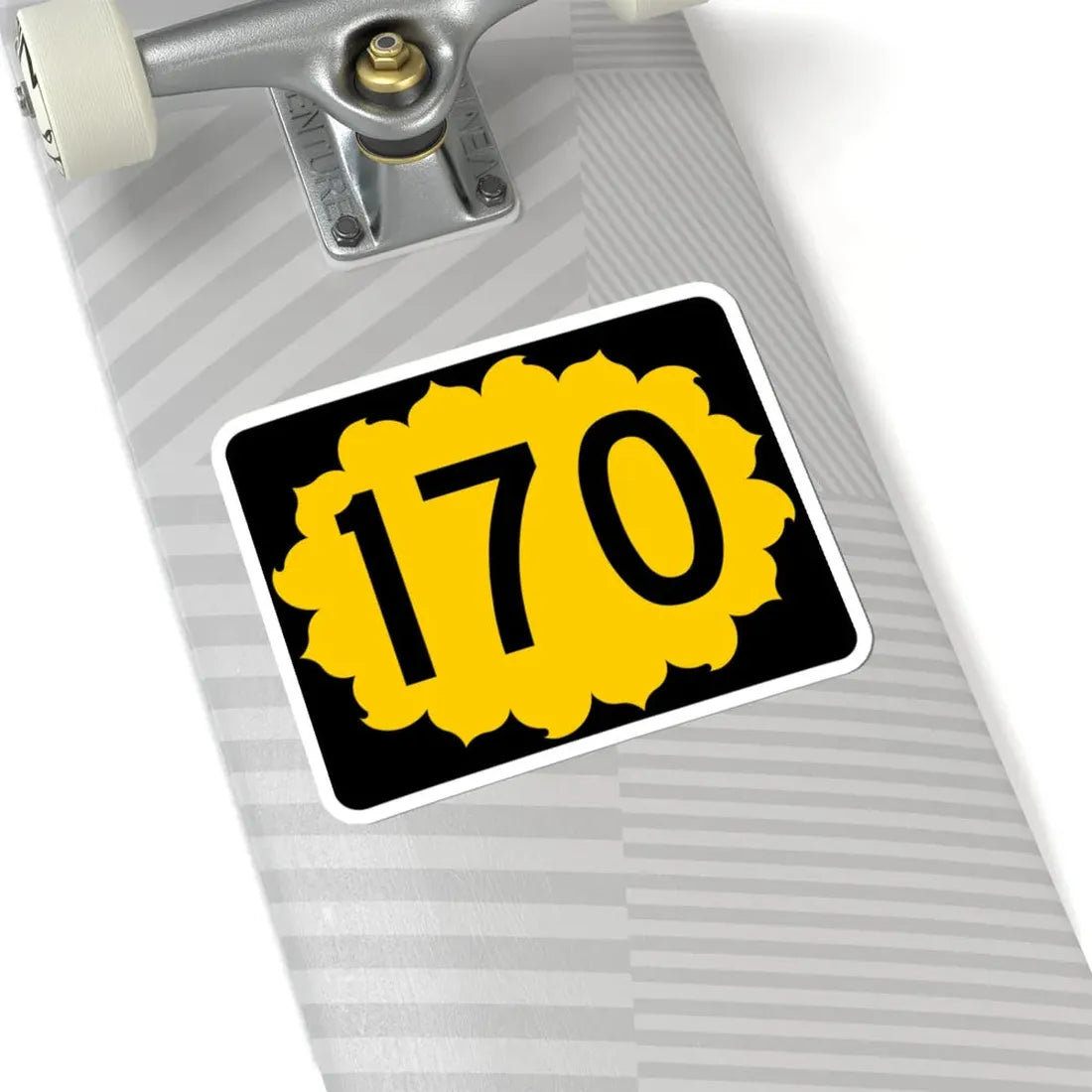 K-170 (Kansas) (Road Sign) STICKER Vinyl Kiss-Cut Decal - The Sticker Space