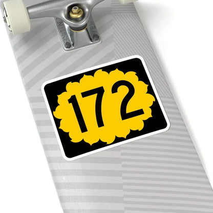 K-172 (Kansas) (Road Sign) STICKER Vinyl Kiss-Cut Decal - The Sticker Space