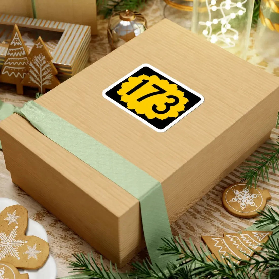 K-173 (Kansas) (Road Sign) STICKER Vinyl Kiss-Cut Decal - The Sticker Space